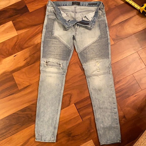 PacSun Other - PacSun light indigo biker stacked skinny jeans